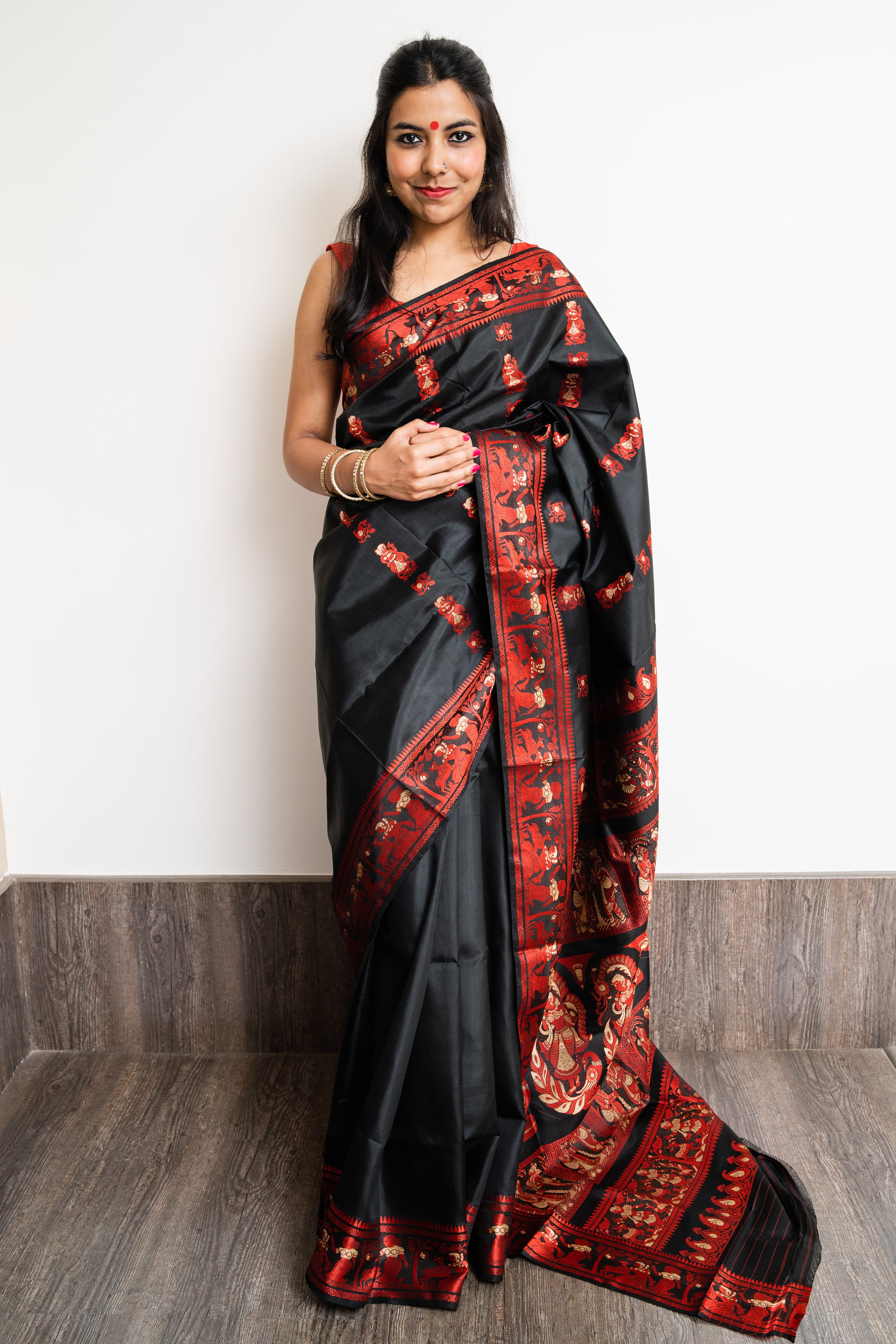 Magenta Swarnachari Baluchari Silk Saree - Cotton Cool | Shop Online at  Ethnickart India's Best Ethnic Weares & Wares